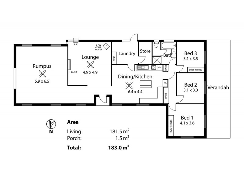 4794 Langhorne Creek Road, Wellington SA 5259 Floorplan