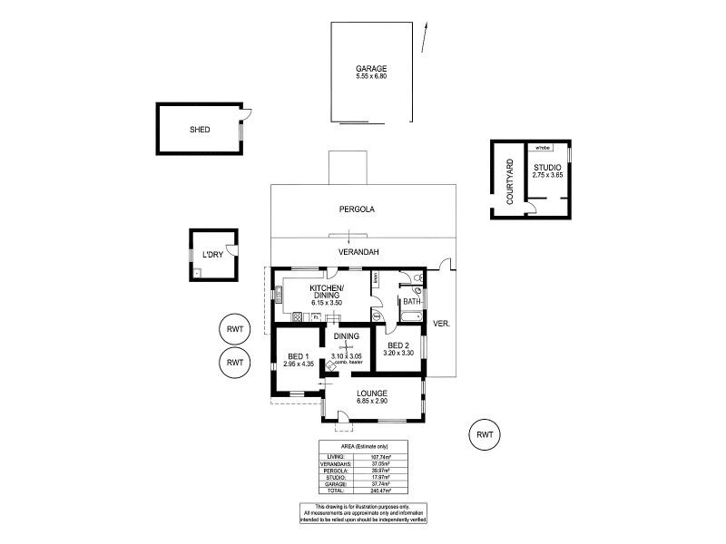 3257 Strathalbyn Road, Strathalbyn SA 5255 Floorplan