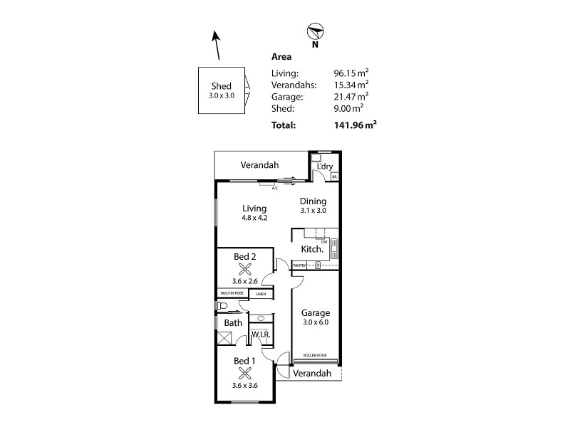 7 Caldwell Street, Strathalbyn SA 5255 Floorplan