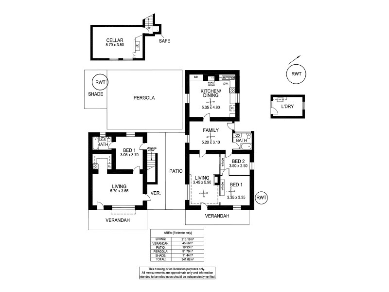 43 Coxe Street, Milang SA 5256 Floorplan