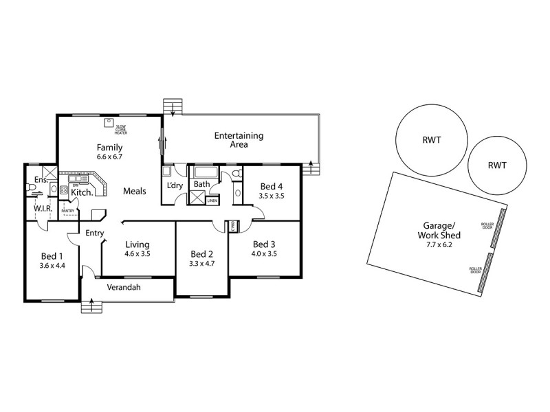 1324 Bull Creek Road, Ashbourne SA 5157 Floorplan