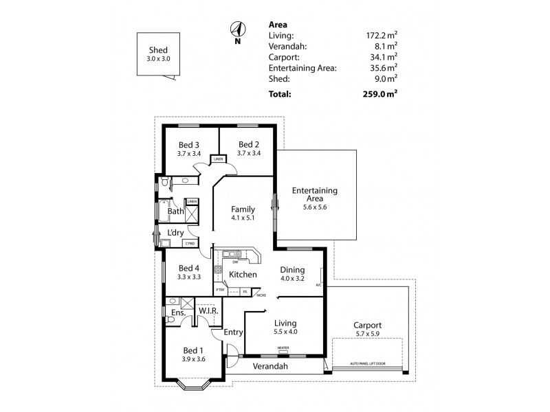 26 Strathmont Drive, Strathalbyn SA 5255 Floorplan