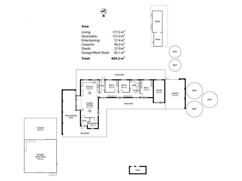 1799 Wellington Road, Woodchester SA 5255 Floorplan