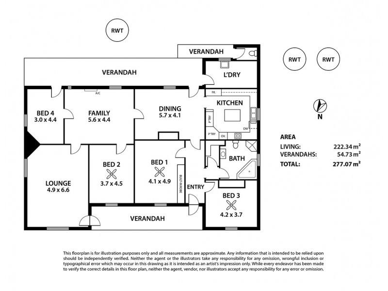 278 Burnside Road, Strathalbyn SA 5255 Floorplan