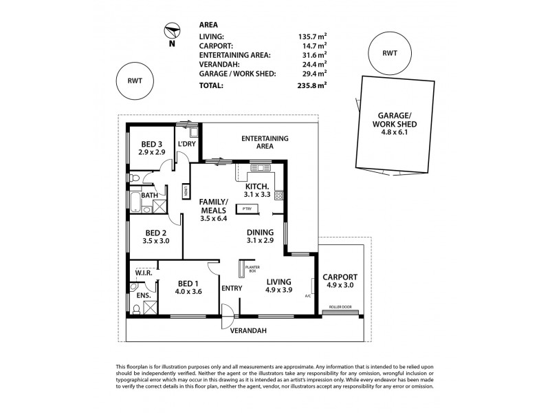 10 McCallum Court, Strathalbyn SA 5255 Floorplan