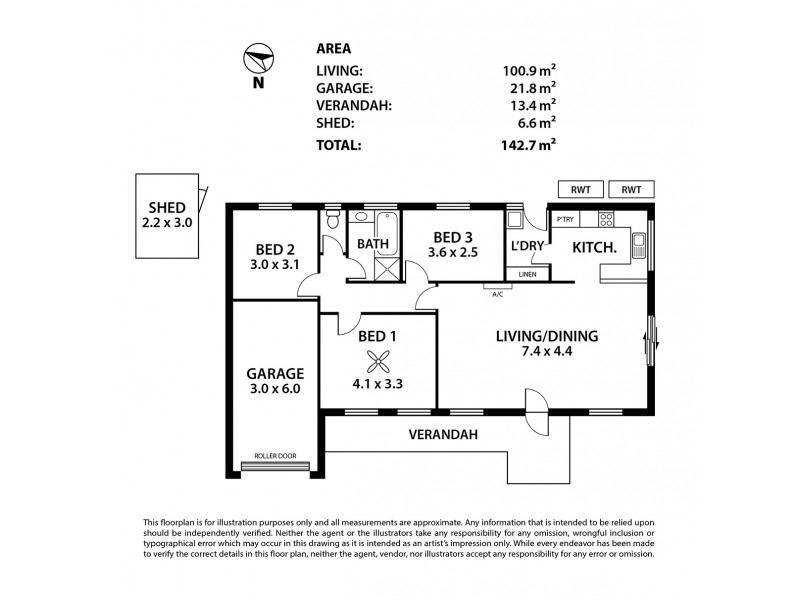 3 / 6 Milnes Road, Strathalbyn SA 5255 Floorplan