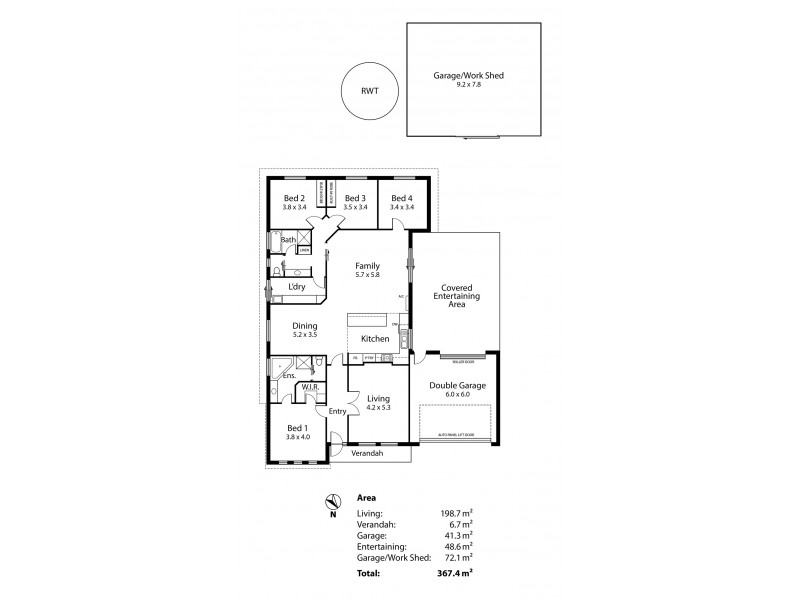 20 Glenalbyn Close, Strathalbyn SA 5255 Floorplan
