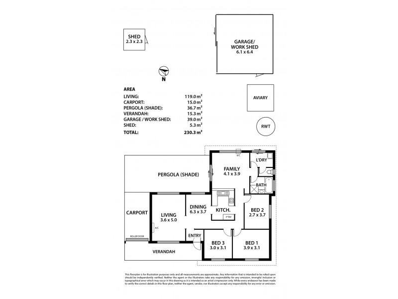 1A Lime Street, Strathalbyn SA 5255 Floorplan