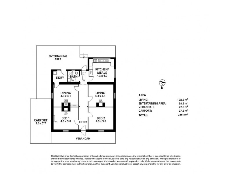 23 Rivers Street, Milang SA 5256 Floorplan