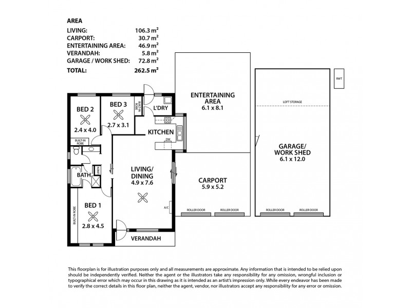 73 Strathmont Drive, Strathalbyn SA 5255 Floorplan