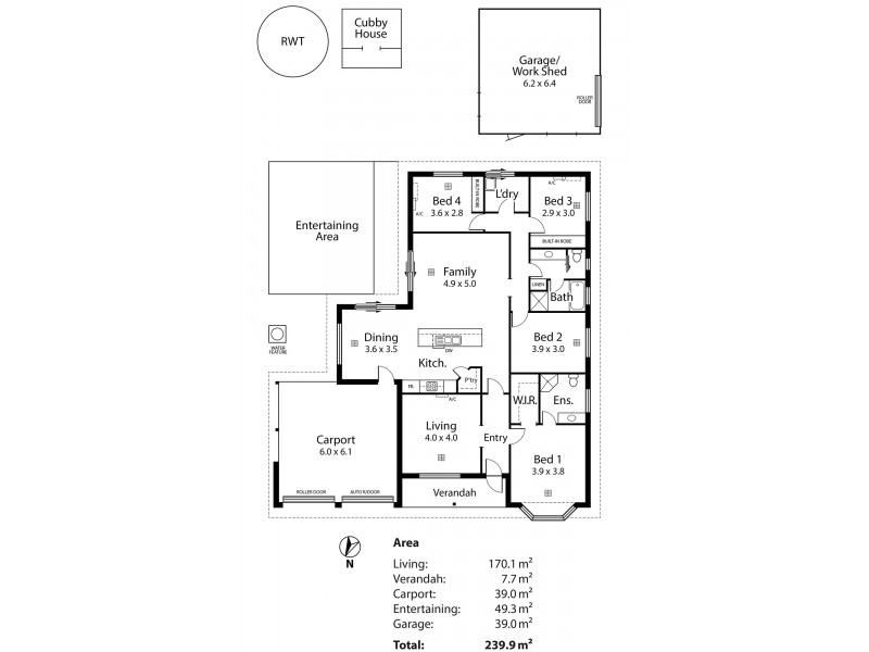 27 Lime Street, Strathalbyn SA 5255 Floorplan