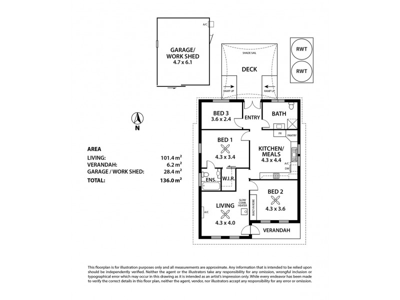 4 Fennell Street, Strathalbyn SA 5255 Floorplan