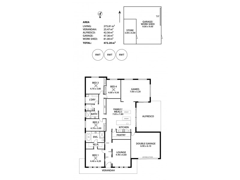 Lot 3 / 88 Marchant Road, Strathalbyn SA 5255 Floorplan