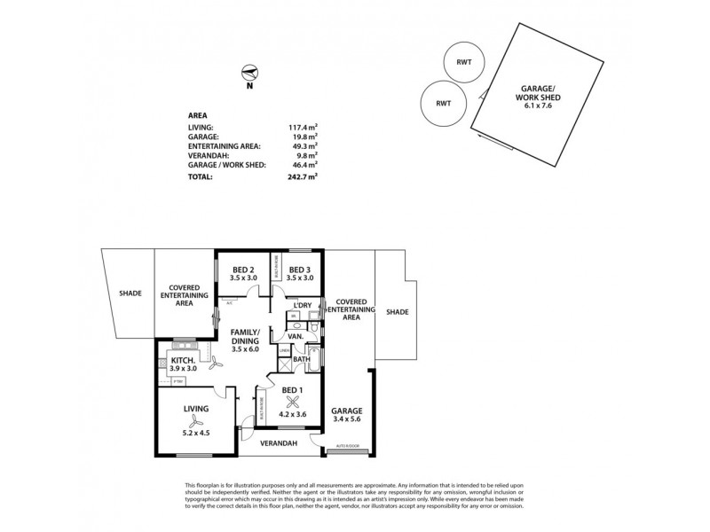 12 McCallum Court, Strathalbyn SA 5255 Floorplan