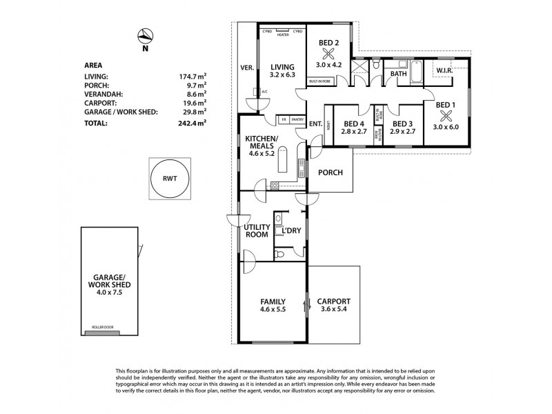 17 Marchant Road, Strathalbyn SA 5255 Floorplan