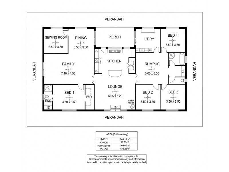 2 Stirling Court, Strathalbyn SA 5255 Floorplan