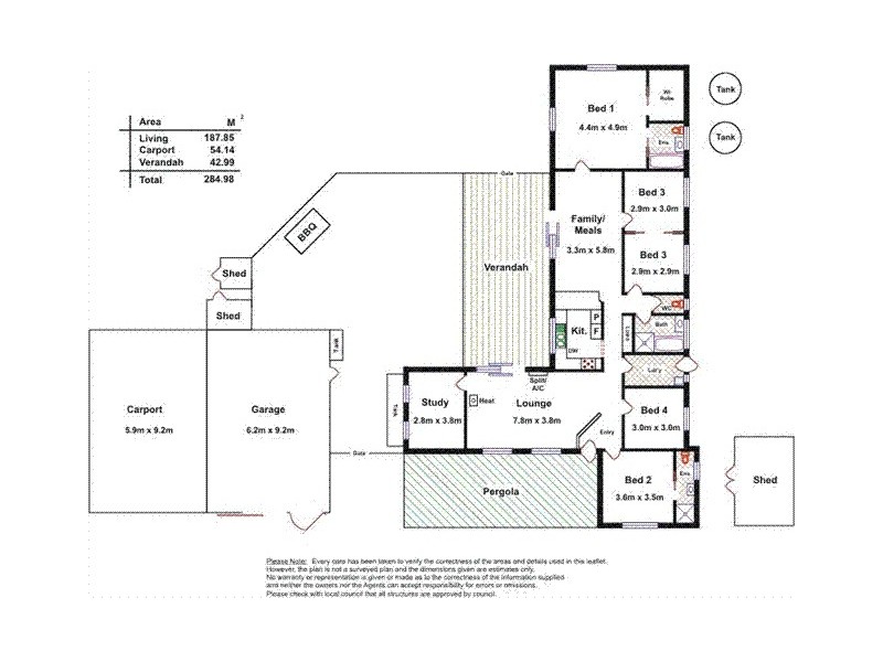 5 Montgomery Court, Strathalbyn SA 5255 Floorplan