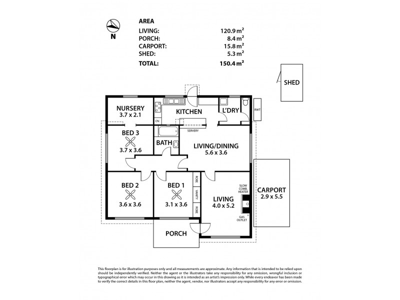 13 East Terrace, Strathalbyn SA 5255 Floorplan