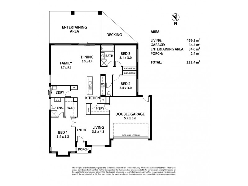 3 Sullivan Road, Strathalbyn SA 5255 Floorplan