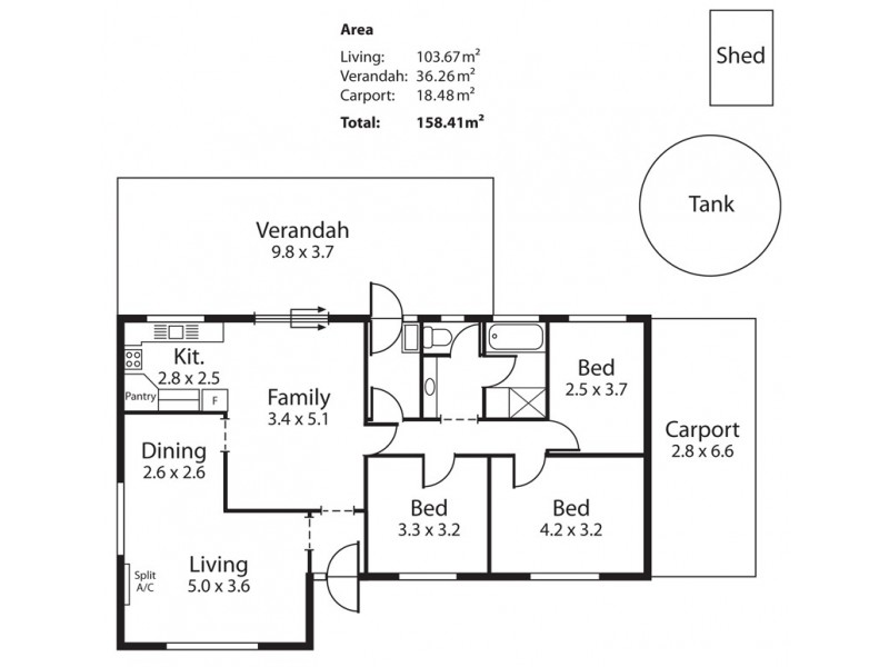 3 Formby Street, Strathalbyn SA 5255 Floorplan
