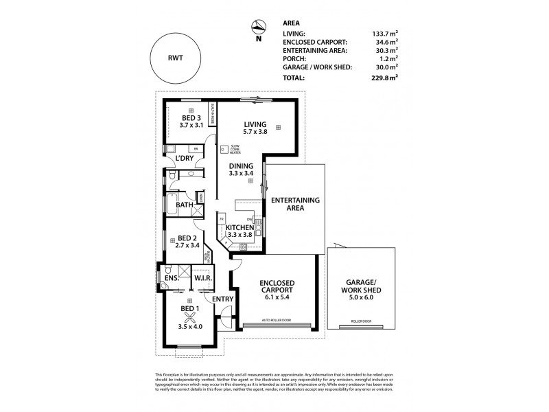 69 Strathmont Drive, Strathalbyn SA 5255 Floorplan