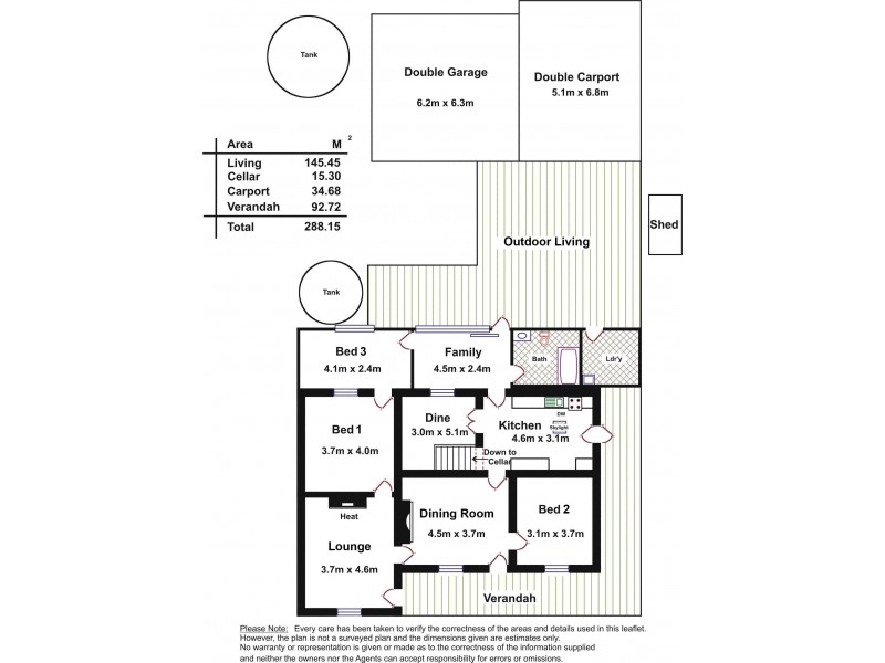 8 High Street, Strathalbyn SA 5255 Floorplan