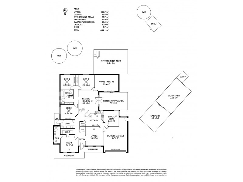 6 Close Court, Strathalbyn SA 5255 Floorplan