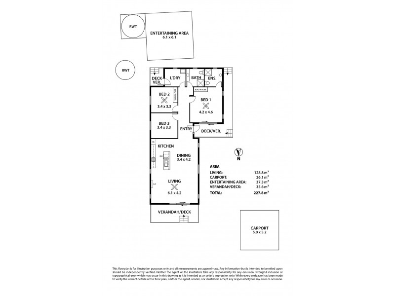 14B Melville Street, Strathalbyn SA 5255 Floorplan