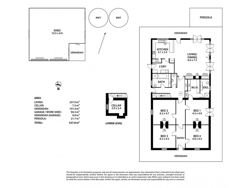 13 West Terrace, Strathalbyn SA 5255 Floorplan