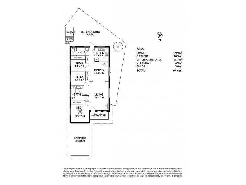 Unit 5 / 23 Murray Street, Strathalbyn SA 5255 Floorplan