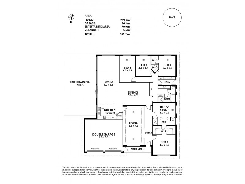 10 Wick Way, Strathalbyn SA 5255 Floorplan