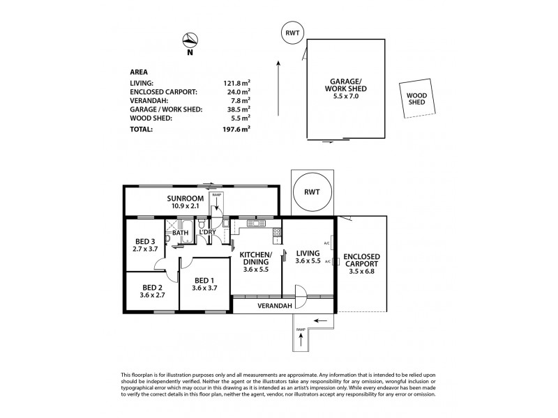 8 Lime Street, Strathalbyn SA 5255 Floorplan