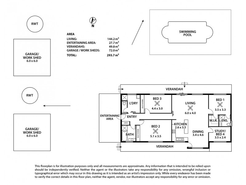 20 Avenue Road, Strathalbyn SA 5255 Floorplan