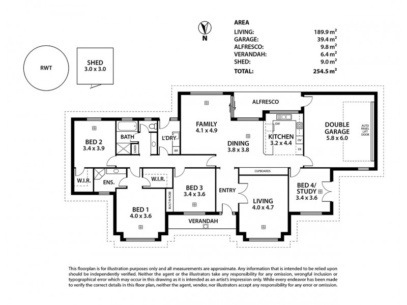 2 Catt Drive, Strathalbyn SA 5255 Floorplan