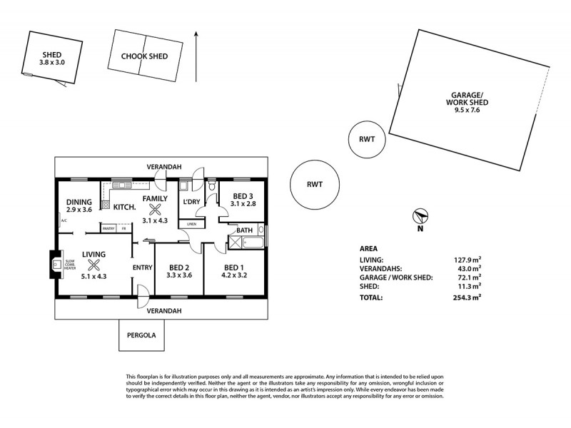 25 Westbourne Street, Langhorne Creek SA 5255 Floorplan