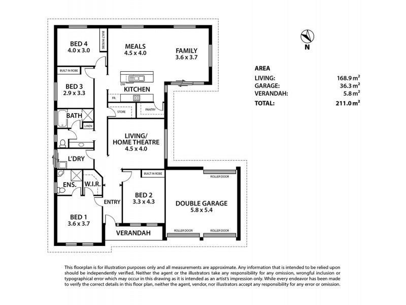14 Glenalbyn Close, Strathalbyn SA 5255 Floorplan