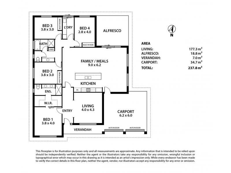 9 Cobb and Co Court, Strathalbyn SA 5255 Floorplan