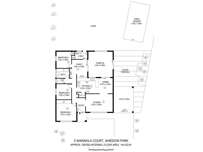 5 Warakila Court, Sheidow Park SA 5158 Floorplan