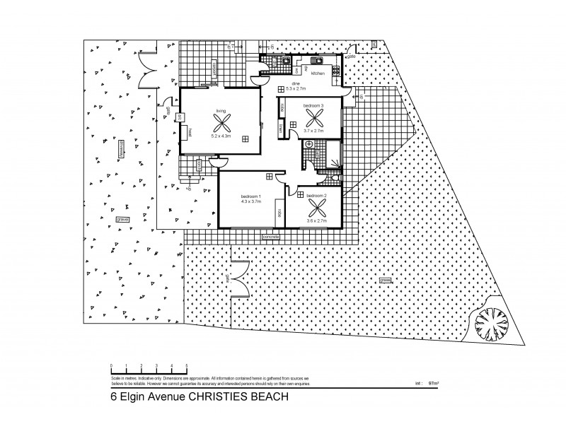 6 Elgin Avenue, Christies Beach SA 5165 Floorplan