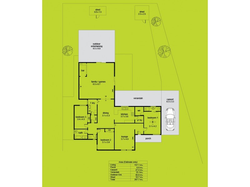 38 Finian Road, Christie Downs SA 5164 Floorplan
