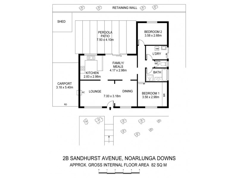 2b Sandhurst Avenue, Noarlunga Downs SA 5168 Floorplan