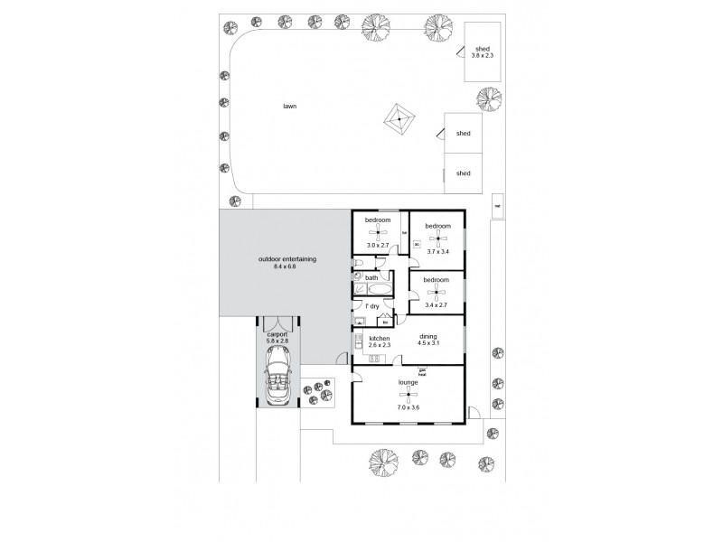 18 Jennifer Drive, Happy Valley SA 5159 Floorplan
