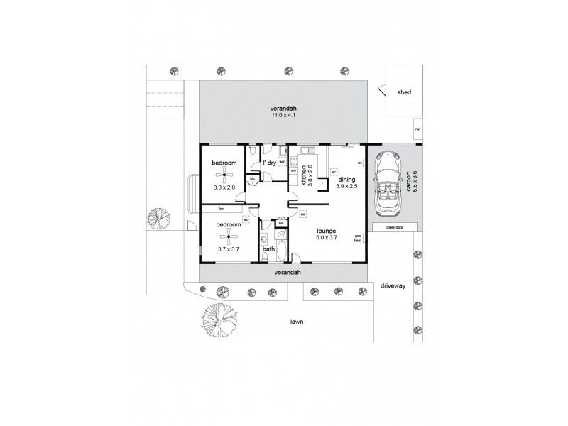 1/75 Marnie Avenue, Christies Beach SA 5165 Floorplan