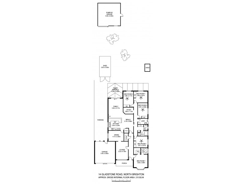 14 Gladstone Road, North Brighton SA 5048 Floorplan