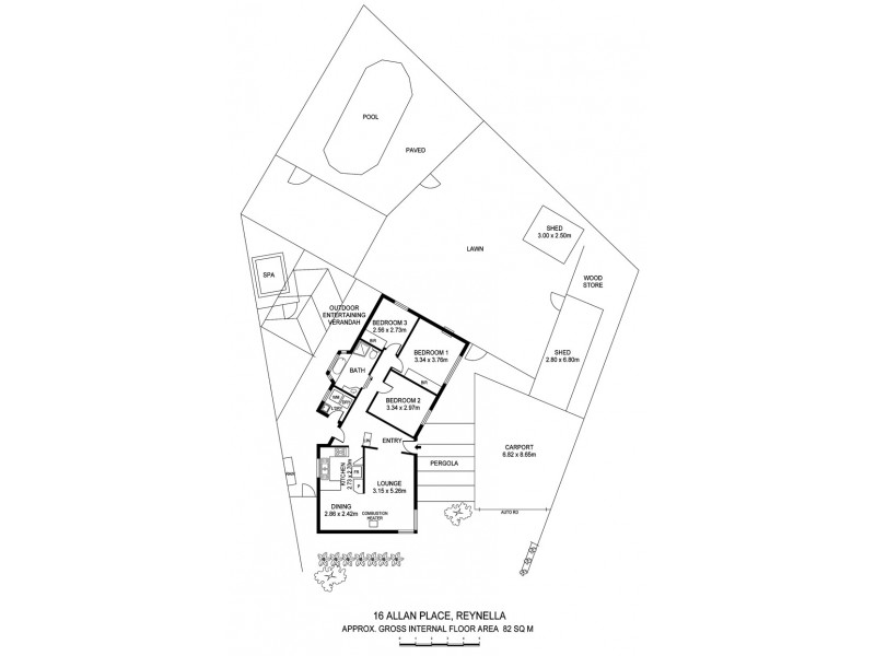 16 Allan Place, Reynella SA 5161 Floorplan