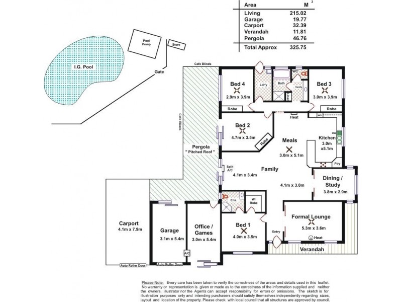 8 Gleneagles Road, Aberfoyle Park SA 5159 Floorplan