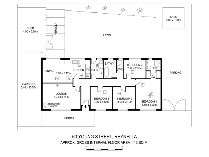 60 Young Street, Reynella SA 5161 Floorplan