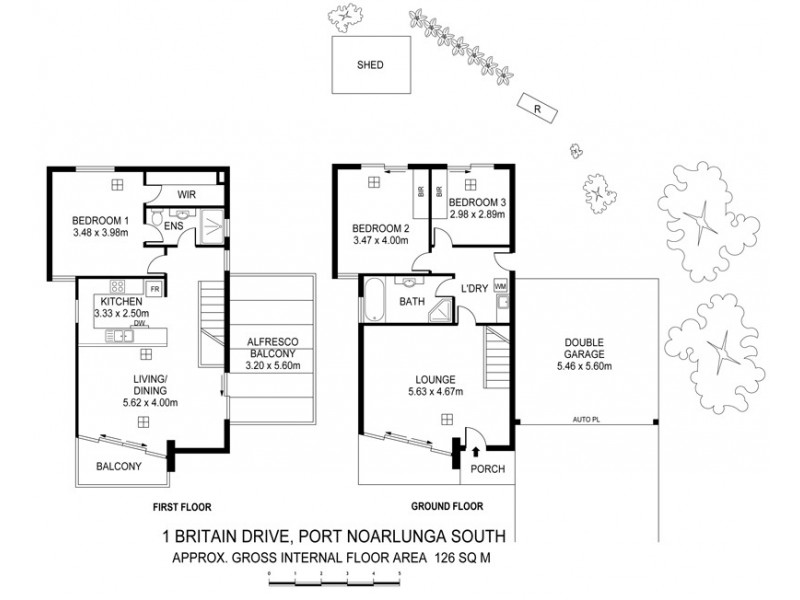 1 Britain Drive, Port Noarlunga South SA 5167 Floorplan