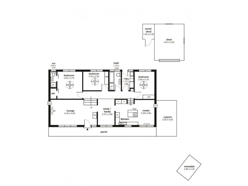 21 Roseberry Avenue, Eden Hills SA 5050 Floorplan