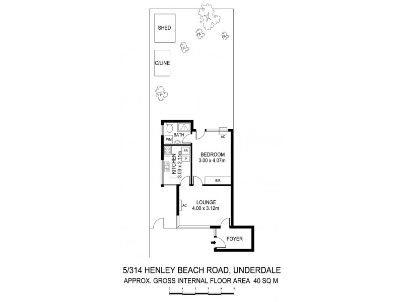 5/314 Henley Beach Road, Underdale SA 5032 Floorplan